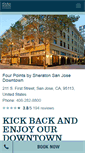Mobile Screenshot of fourpointssanjosedowntown.com