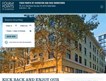 Tablet Screenshot of fourpointssanjosedowntown.com